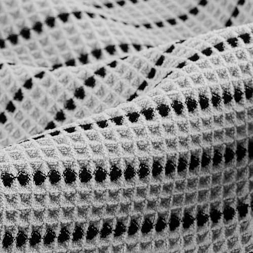 430 GSM Poly Blend Microfiber Quick Dry Waffle Bath Towel (4 Count)