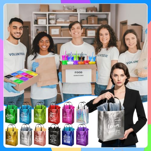 12 Sets Employee Appreciation Gifts Bulk 24 oz Inspirational Straw Cups (84 Count)