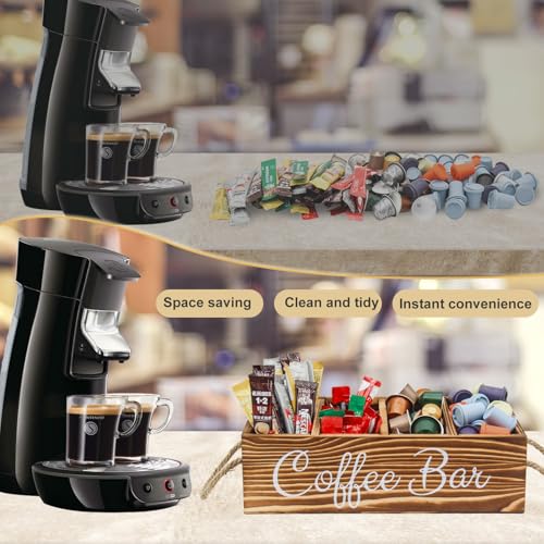 Coffee Station Organizer for Countertop Bar Accessories