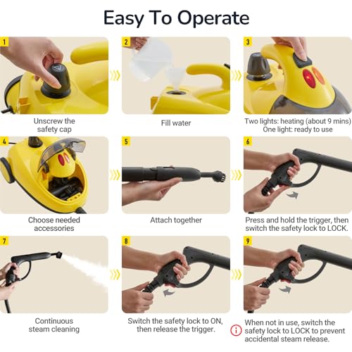 Heavy Duty Steam Cleaner for Home