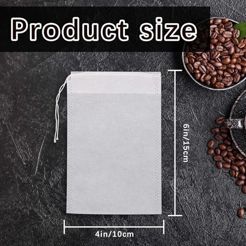 150 Pcs Cold Brew Bags 4x6 inch (150 Count)