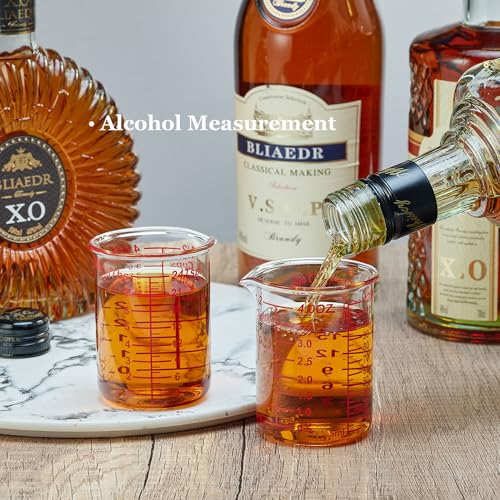 4 oz 120 ml Glass Measuring Cup with V