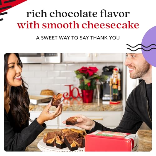 David’s Cookies Cheesecake Brownies Gift Box (16 Ounce)