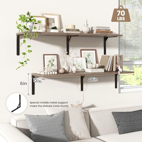 Floating Shelves for Wall (2 Count)
