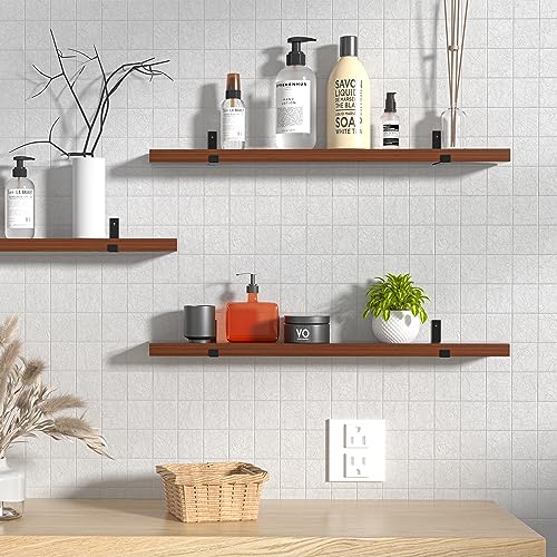 Floating Shelf for Wall Mounted Book Shelf Hanging Shelves Floating Bookshelf for Bedroom