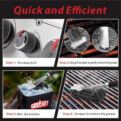 Grill Brush and Universal Fit Scrapers (19.95 Count)