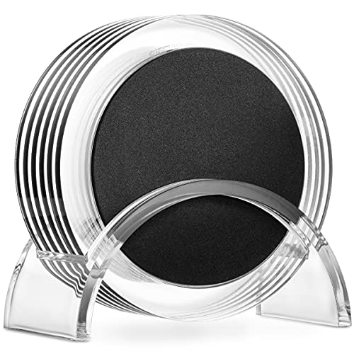Acrylic Drink Coasters Set of 6 (6 Count)