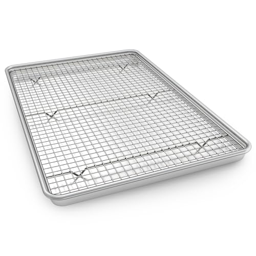 24 Inch Baking Sheet Pans with Rack Set (2 Count)