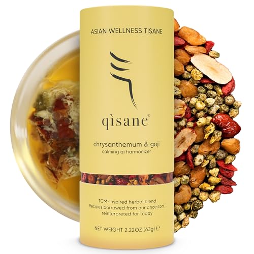 qìsane Chrysanthemum Tea Bags with Goji (10 Count)