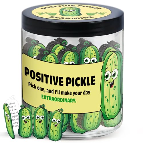 60 Positive Pickle Cards Jar