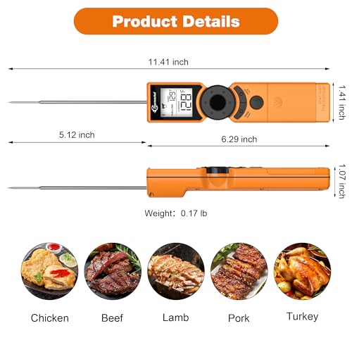 Digital Meat Thermometer for Grill