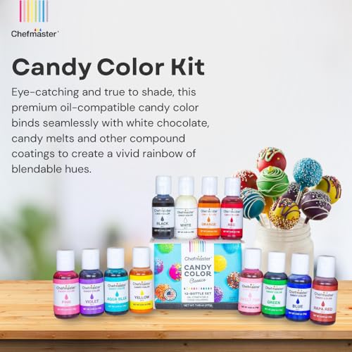 12 Bottle Set of Candy Colors