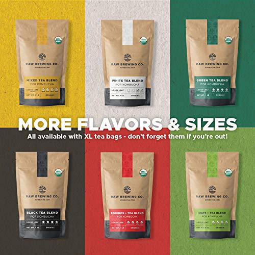 Kombucha.com Certified Organic Loose Leaf Tea (8 Ounce)