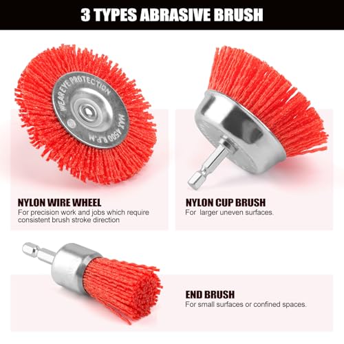 Nylon Wire Wheel Cup Brush Set (6 Count)