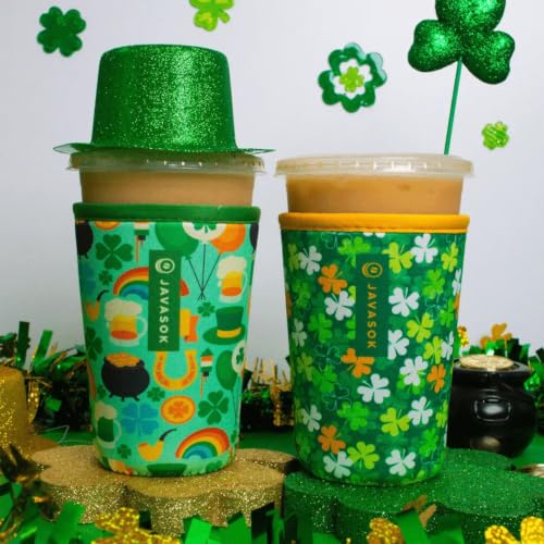 JavaSok Iced Coffee & Cold Soda Insulated Neoprene Cup Sleeve
