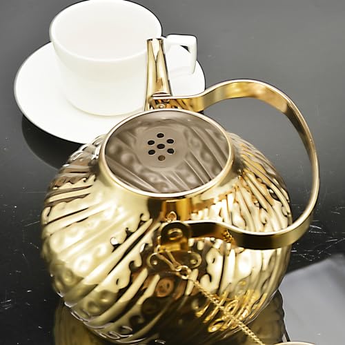 2000ml stainless steel antique style teapot