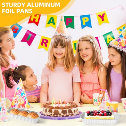 30 Pack Mini Loaf Pans with Lids and Spoons (30 Count)