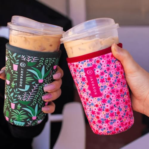 JavaSok Iced Coffee & Cold Soda Insulated Neoprene Cup Sleeve