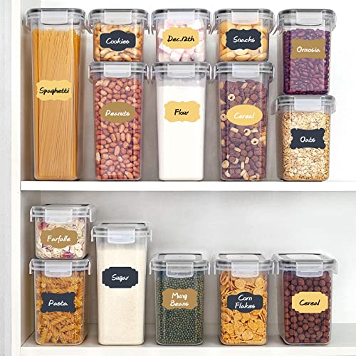 108pcs Colored Chalkboard Sticker Labels for Jars
