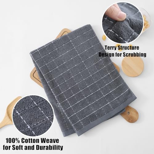 100% Cotton Terry Kitchen Towels (4 Count)