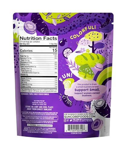 Purple Sweet Potato Powder 16oz (16 Ounce)