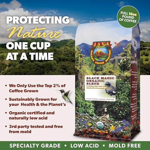 Low Acid Organic Coffee (16 Ounce)