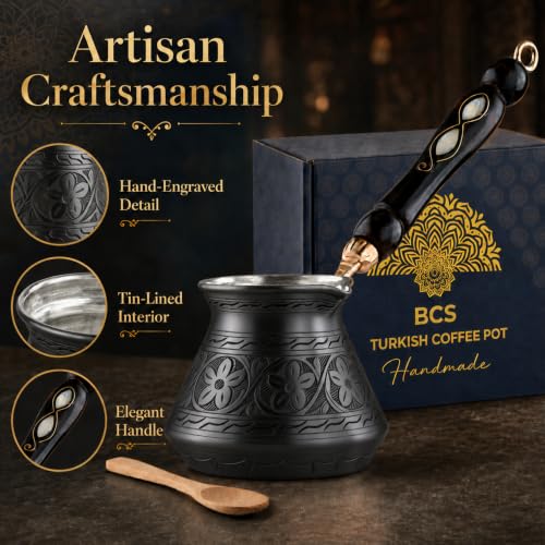 18 oz Handmade Copper Turkish Coffee Pot