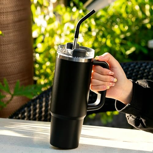 4 Set Silicone Straw Tips with Bottom Tub Compatible with Stanley Yeti (4 Count)