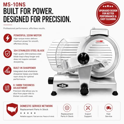 10NS Commercial 10" Electric Meat Slicer