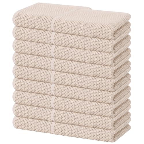 100% Cotton Waffle Weave Kitchen Dish Towels 18 (18 Count)