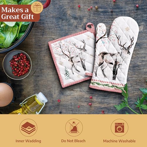 Maison d'Hermine Oven Gloves 100% Cotton Oven Mitt