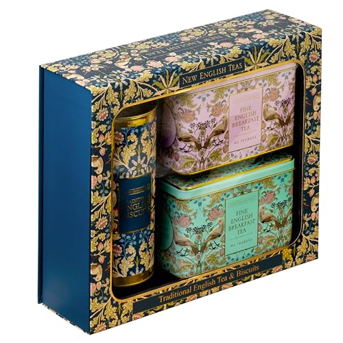 Song Thrush British Tea & Cookies Gift Set (80 Count)