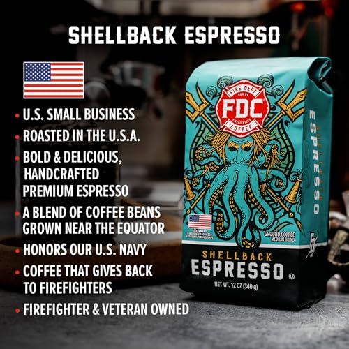 Shellback Espresso Ground Coffee (24 Ounce)