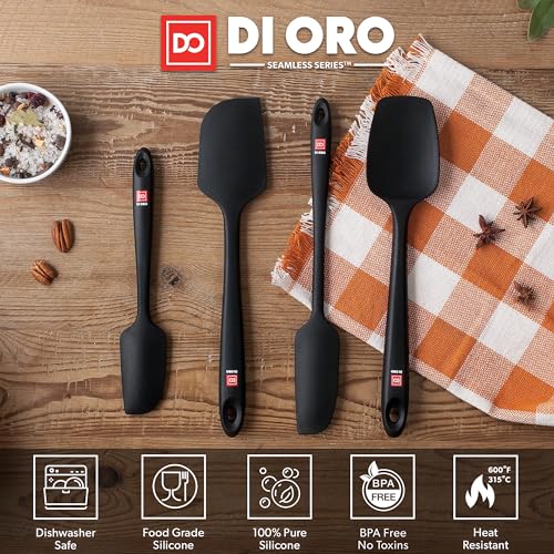 DI ORO Silicone Spatula Set (4 Count)