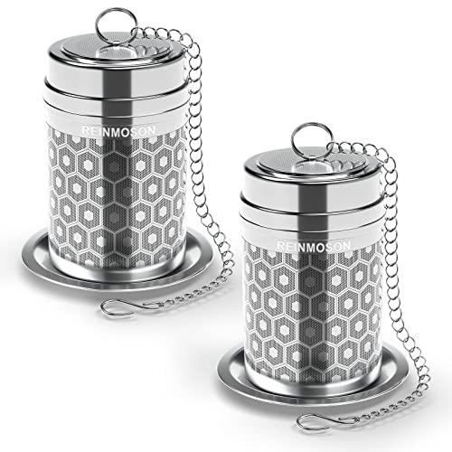 2 Pack Large Tea Infuser for Loose Leaf Tea & Spice Ball 2”x2.8” (2 Count)