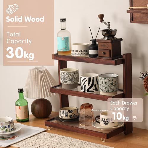 Coffee Mug Holder Wooden Cup Rack