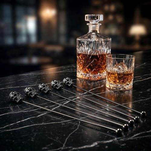 6 Pcs 7.5'' Metal Stir Sticks