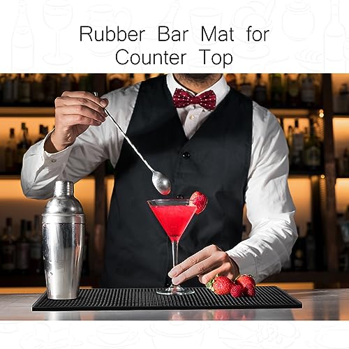 6 Pcs Bar Mat 6 X 12 Inch