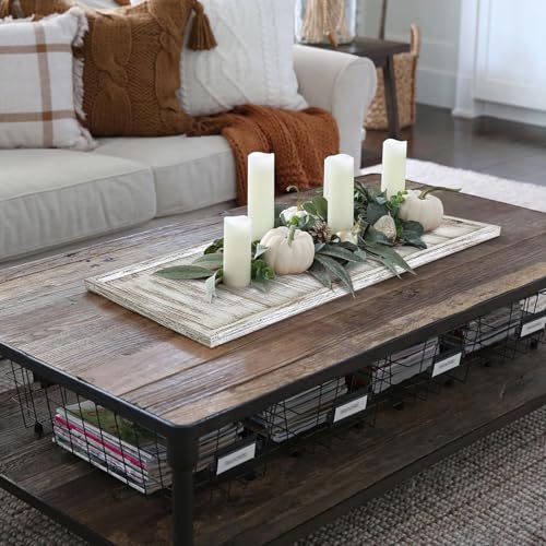 Extra Large Long Rectangle Ottoman Table Tray 40"x20"
