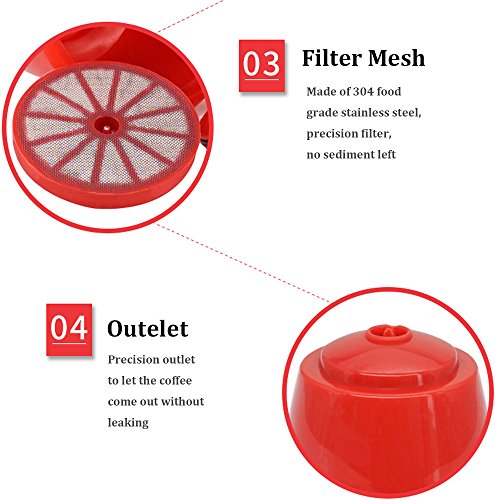 Colorful Refillable Capsules Pods (6 Count)