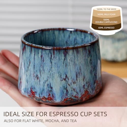 Ceramic Espresso Cups Set of 4