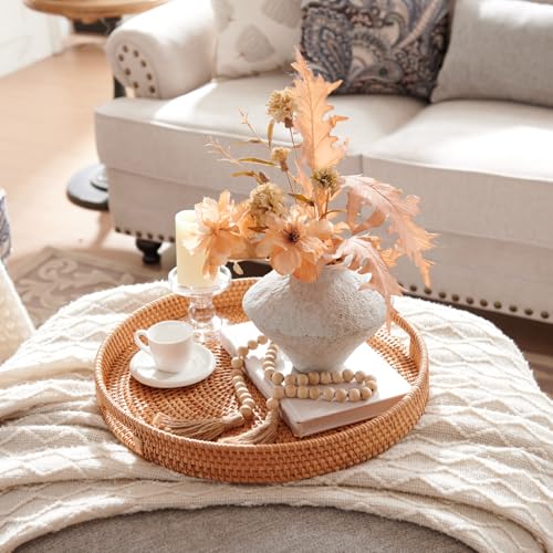 Rattan Large Serving Tray