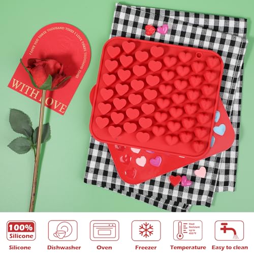 Mini Heart Molds 52 (2 Count)