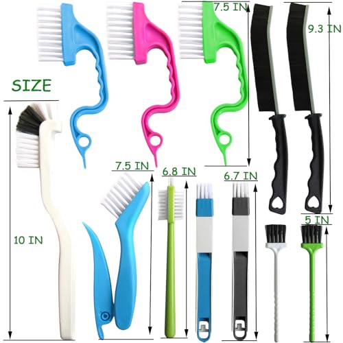 12Pcs Small Crevice Gap Cleaning Brushes (12 Count)