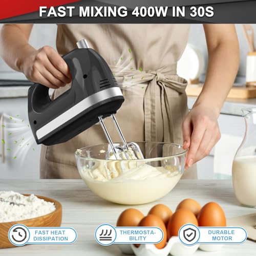 Hand Mixer Electric Handheld 400W