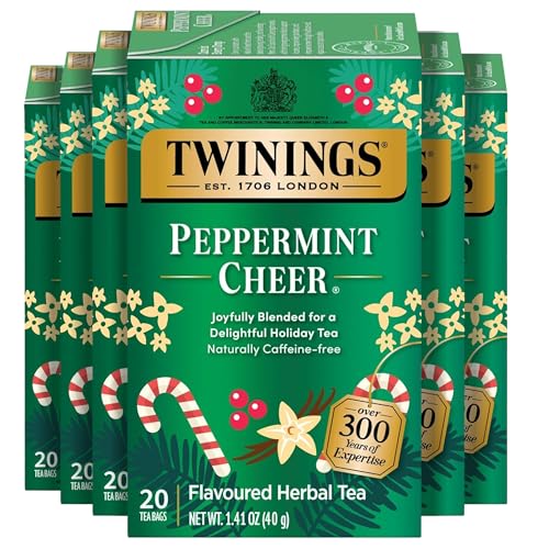 Peppermint Cheer Holiday Herbal Tea Bags (120 Count)