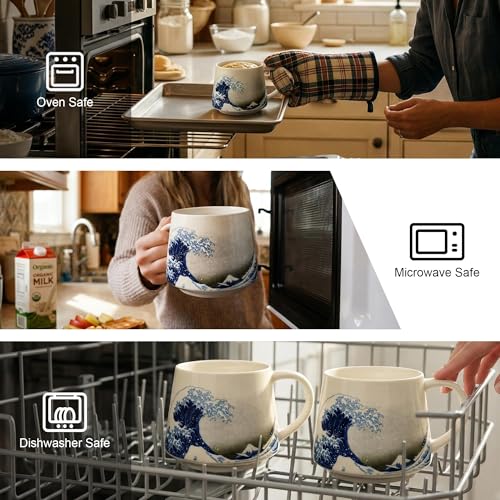 12oz Ceramic Coffee Mug With Handle