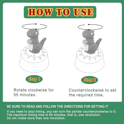 Mechanical Kitchen Timer for Kids