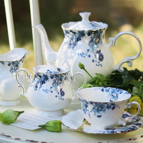 Bone China Tea Set for Adults
