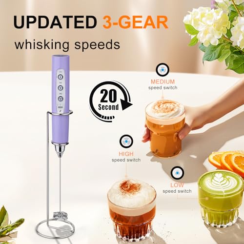 Handheld Milk Frother Wand for Coffee